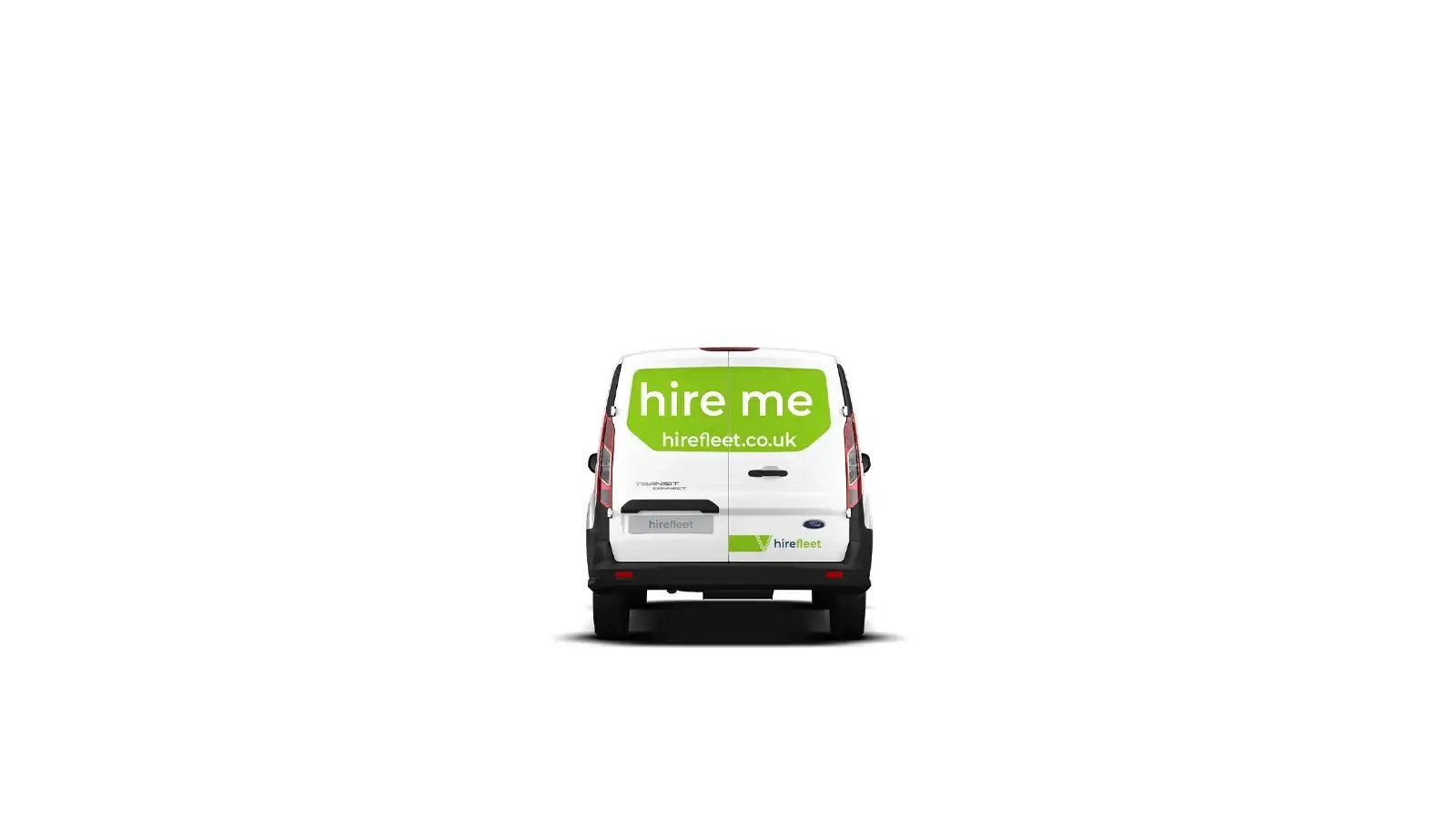 hirefleet small van hire from rear