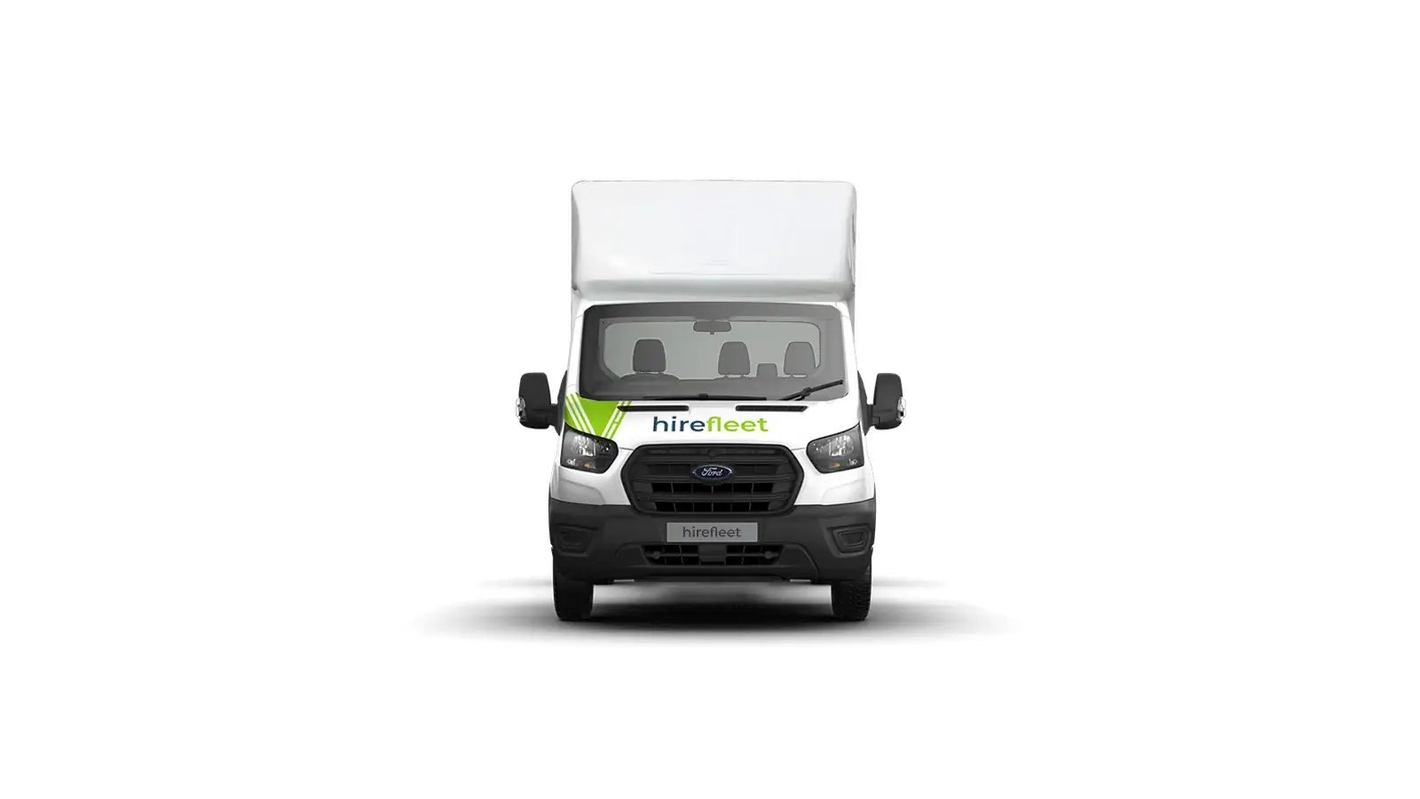hirefleet luton van hire from front