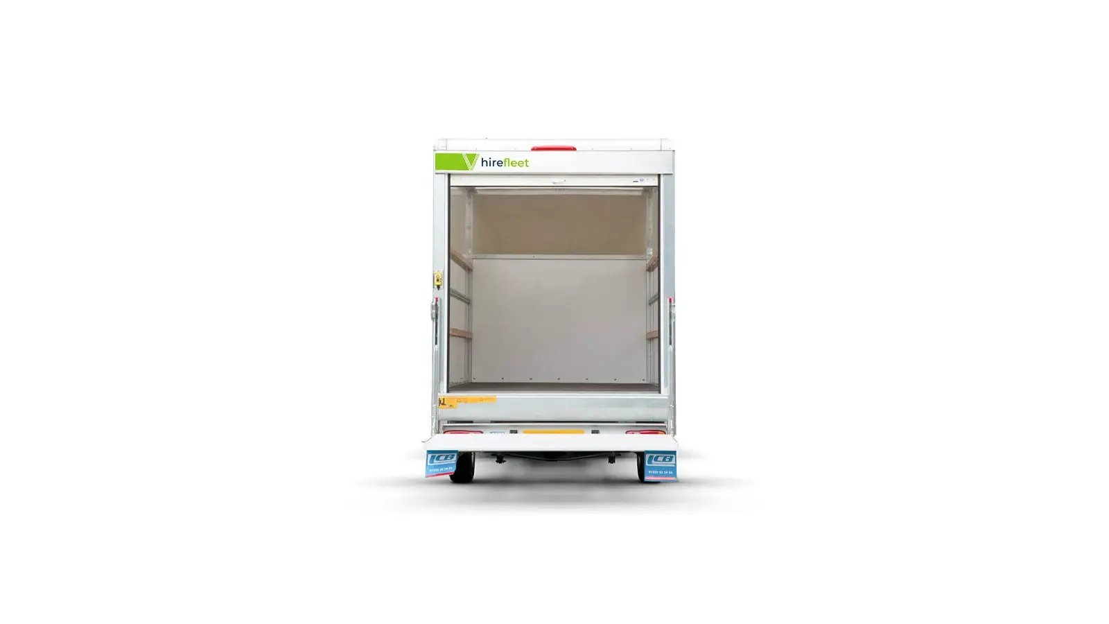 hirefleet luton van hire from rear