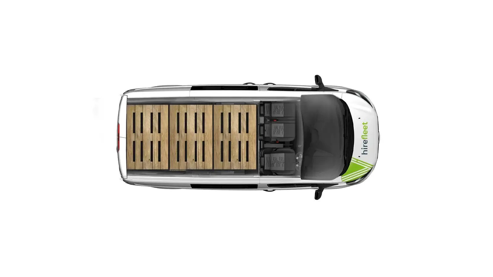 hirefleet medium sized van hire from top