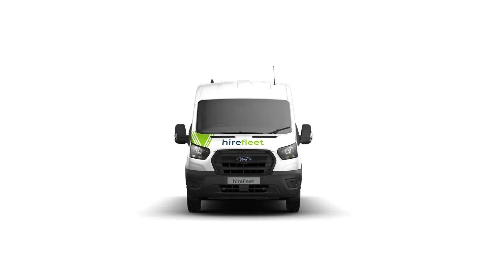 hirefleet long wheel base van hire from front