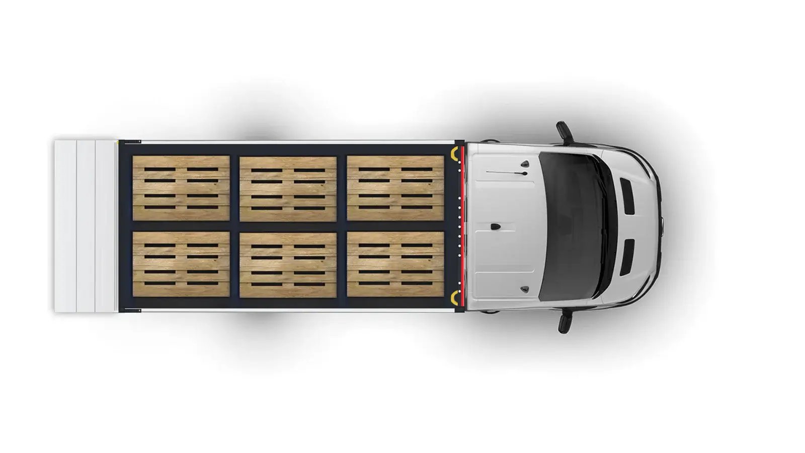 hirefleet dropside tail lift van hire from top