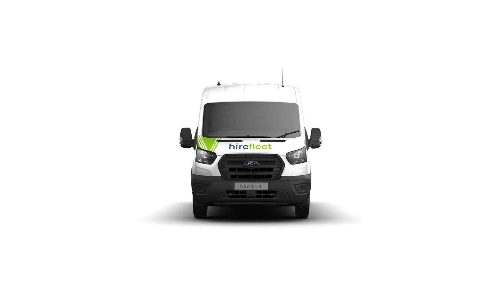 hirefleet 9 seater van hire front view