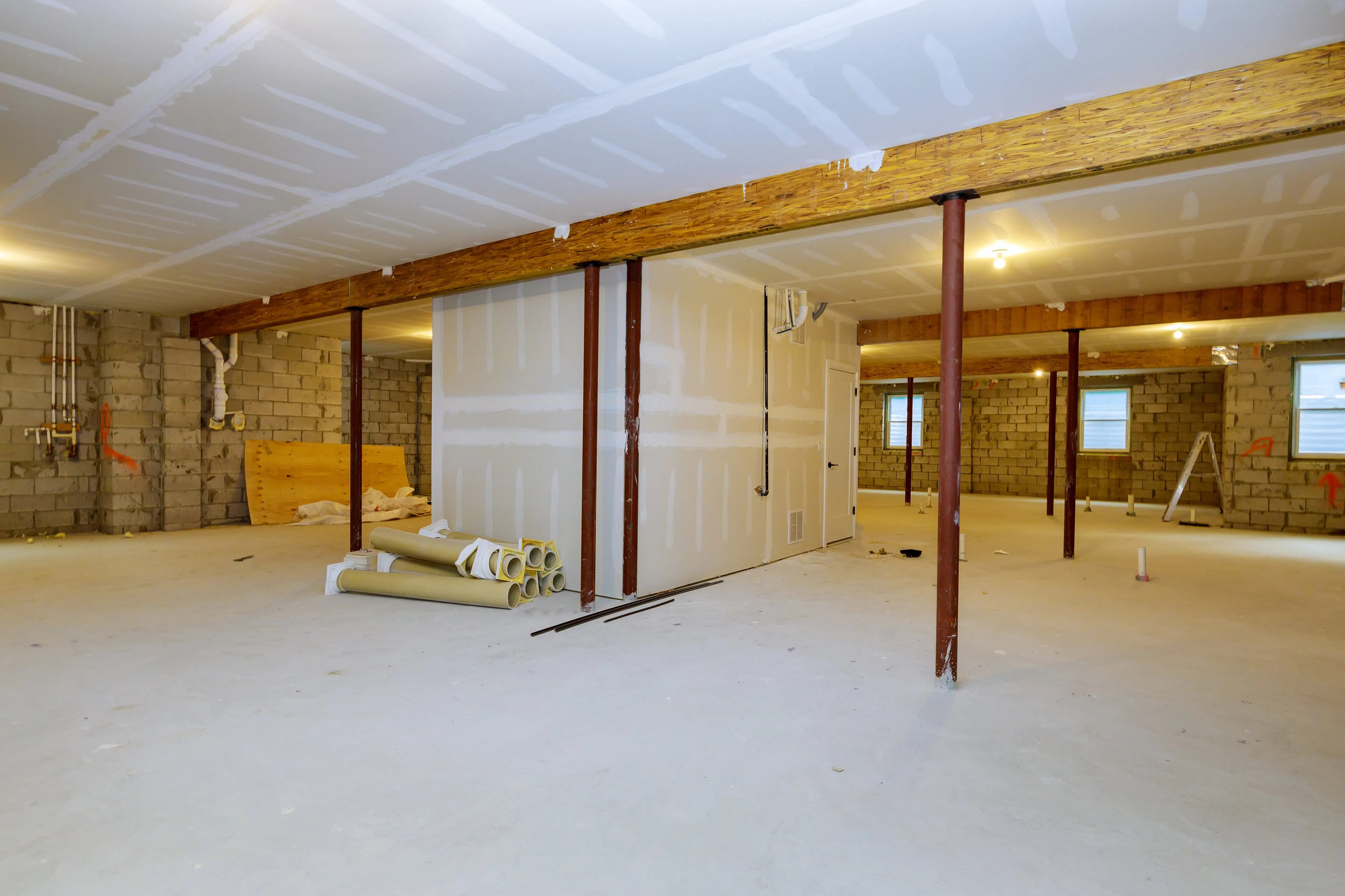 DIY basement renovation and cellar clearance with hirefleet self drive van hire.